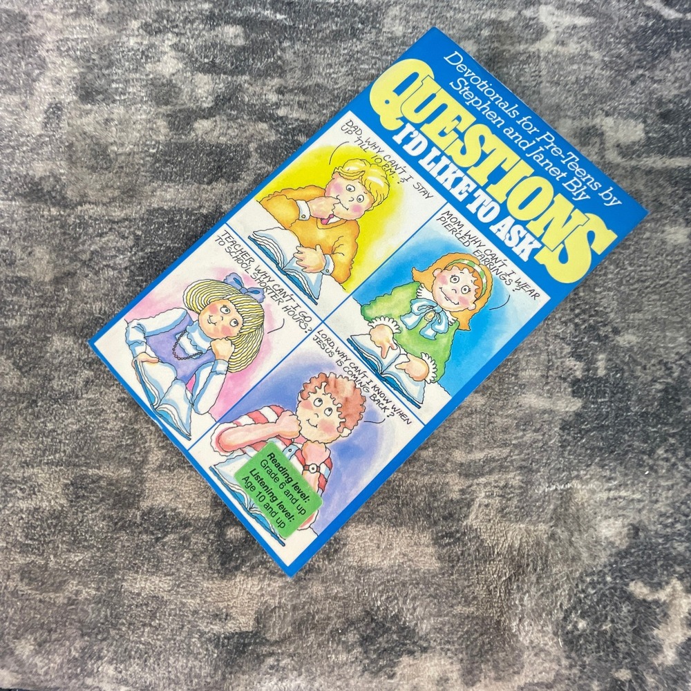 Questions I'd Like To Ask Devotional for Pre-Teens Stephen & Janet Bly Moody